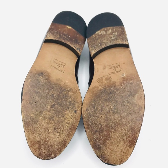 Johnston Murphy Cellini Italy Burgundy Shoes 7W - Picture 7 of 8